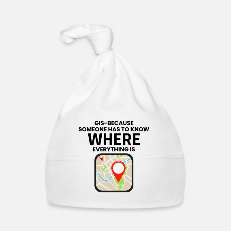 GIS Where Everything Is Map Location Organic Baby Cap