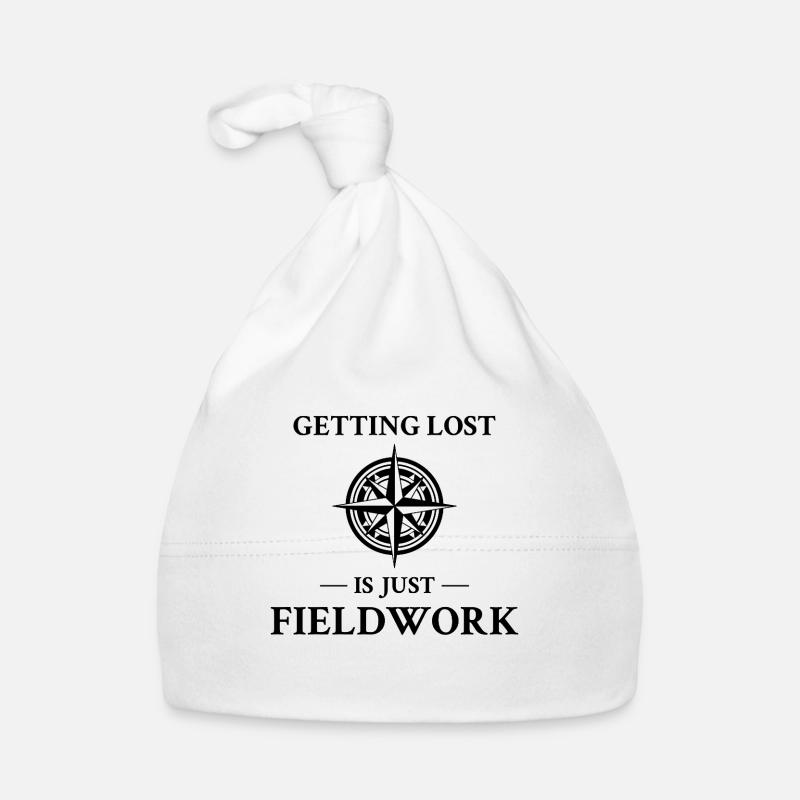 Fieldwork Compass Navigation Exploration Science Organic Baby Cap