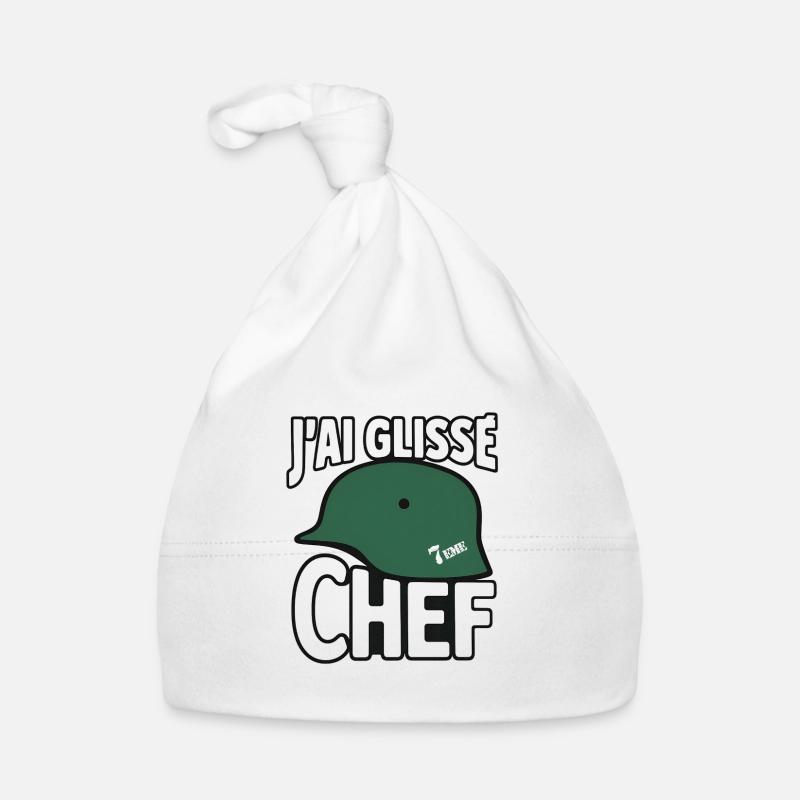 j’ai Glissé chef Bonnet bio Bébé