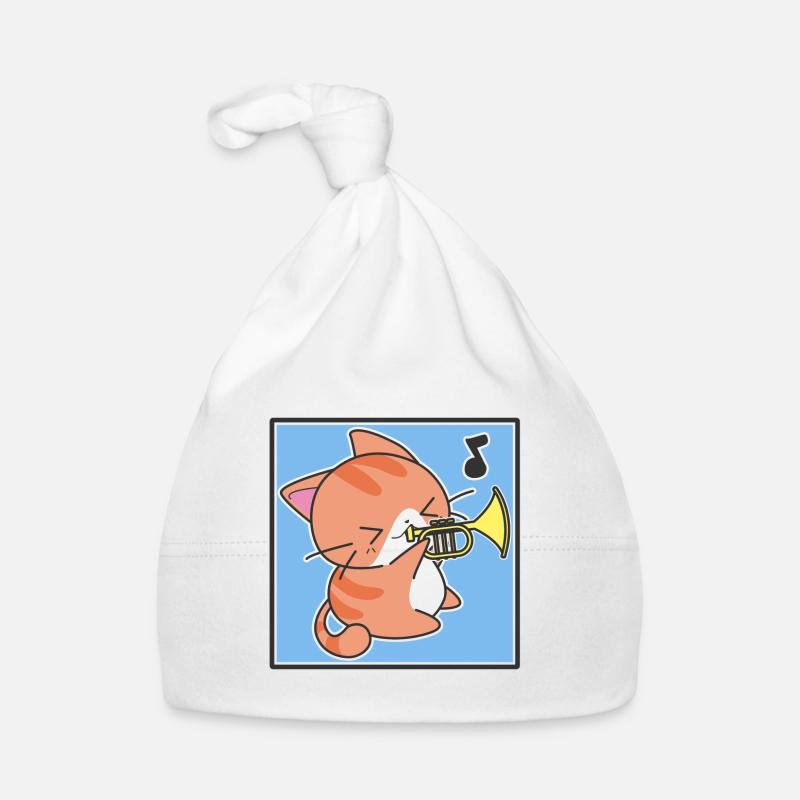 Trompeter Katze Baby Bio-Mütze