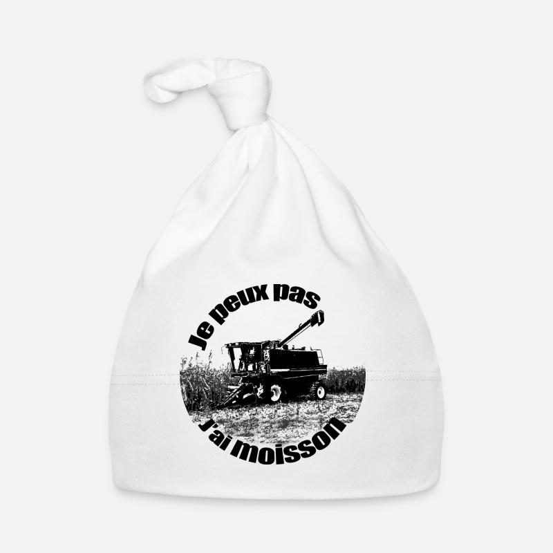 Je peux pas j'ai moisson moissonneuse batteuse Bonnet bio Bébé