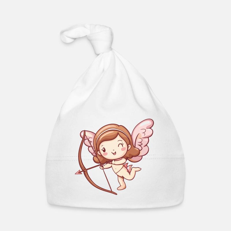 Engel Pfeil und Bogen Amor Valentinstag Baby Bio-Mütze
