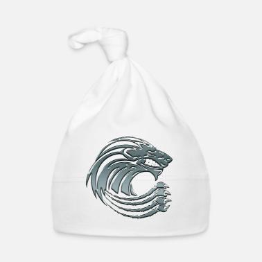 Vettore di gioco lion Cappellino ecologico per neonato