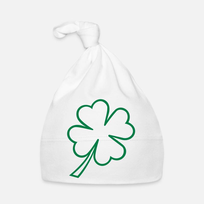 lucky clover st patrick Bonnet bio Bébé