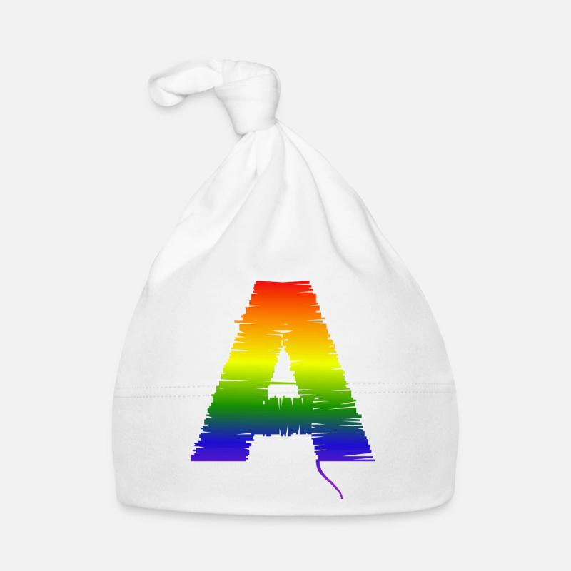 Rainobw A - Organic Baby Cap - white