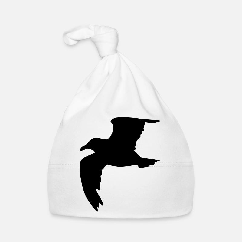 Möwe - Baby Bio-Mütze - Weiß