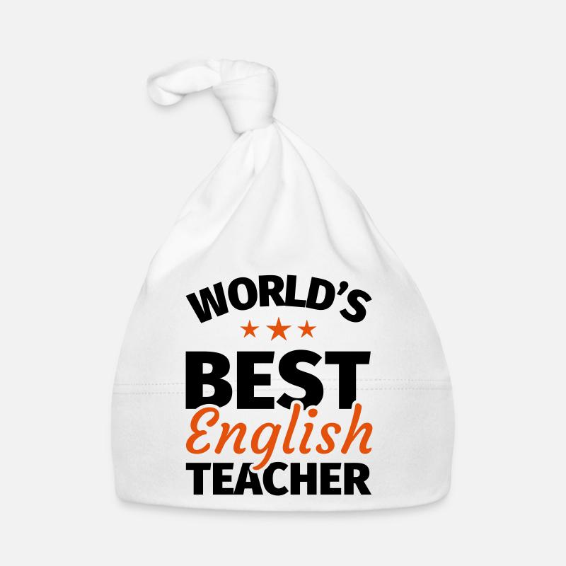 Englischlehrer Geschenk Baby Bio-Mütze