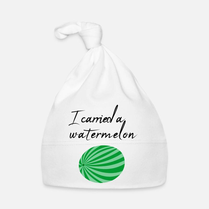 Je portais une pastèque / cadeau Bonnet bio Bébé