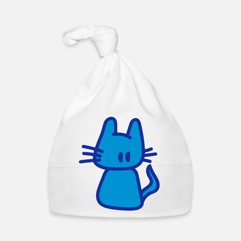 katze / cat Baby Bio-Mütze
