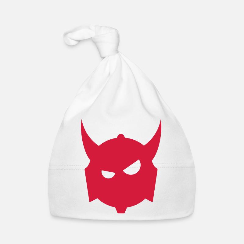 Teufelskopf/ devils head (1c) Baby Bio-Mütze