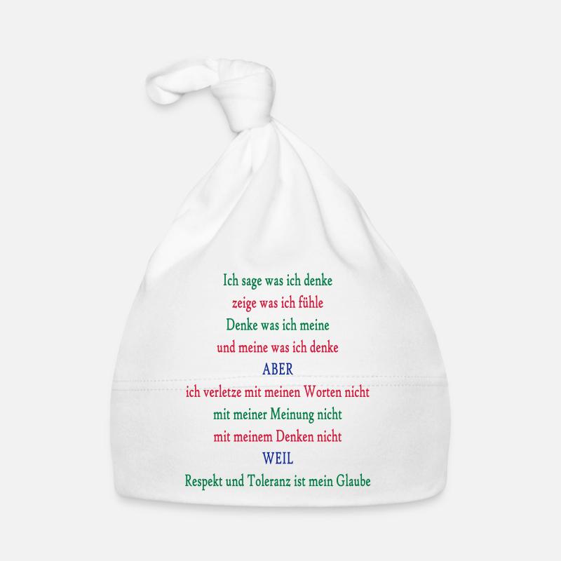 my words Organic Baby Cap