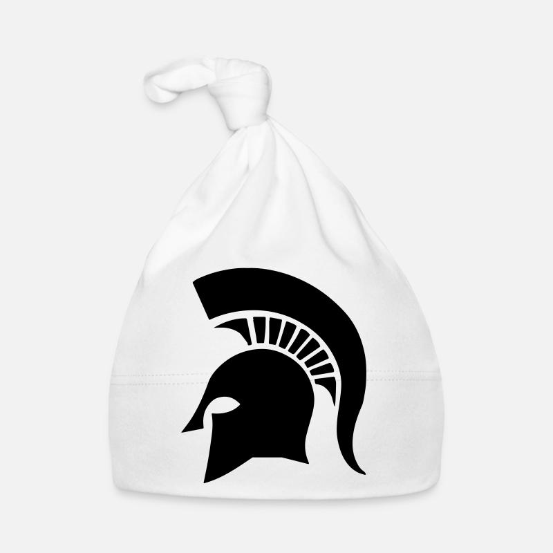 spartan_helm - Bonnet bio Bébé - blanc