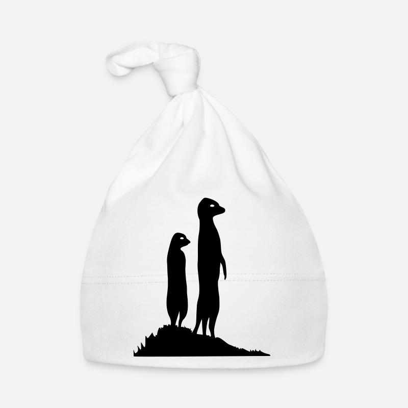 erdmaennchen zwei Baby Bio-Mütze