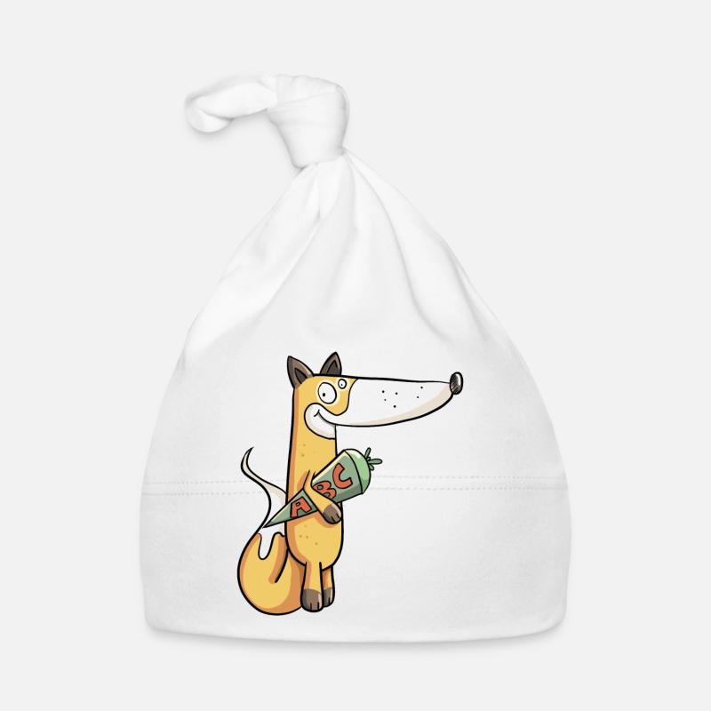 Écolier Fuchs I Einschulung Erstklässler Bonnet bio Bébé