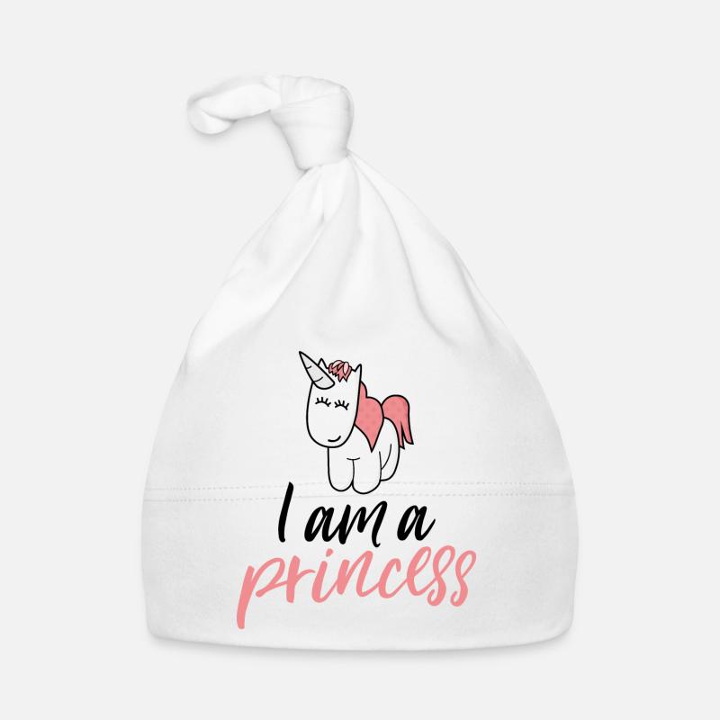 I am a princess Organic Baby Cap