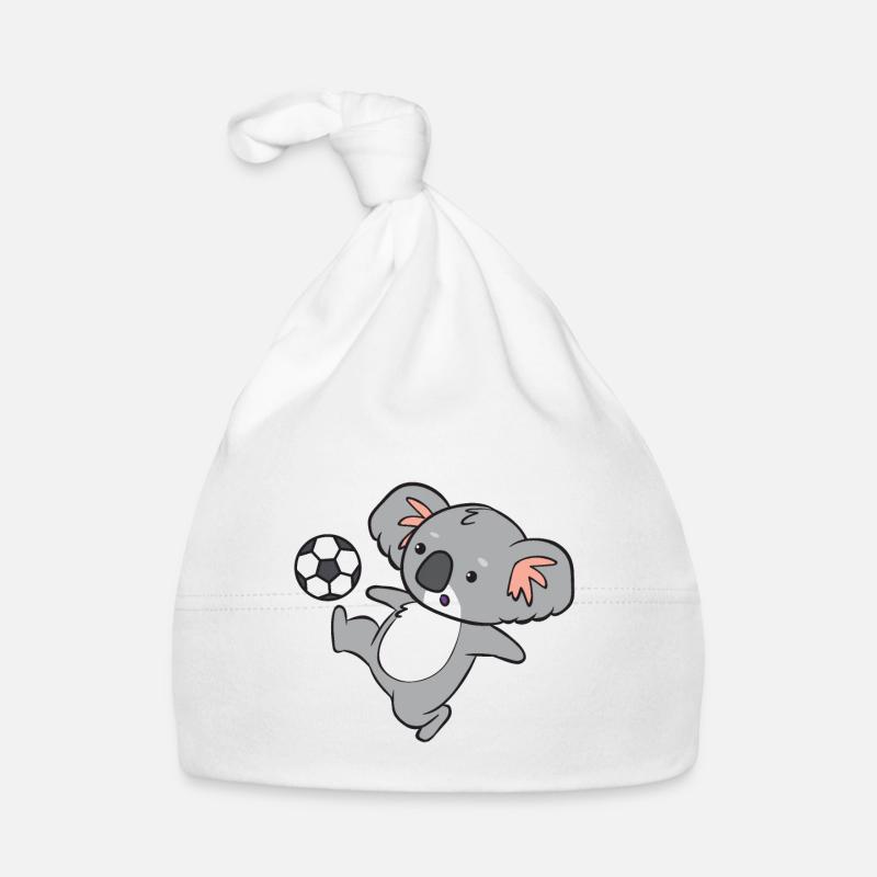 Koala - mit Fussball Baby Bio-Mütze
