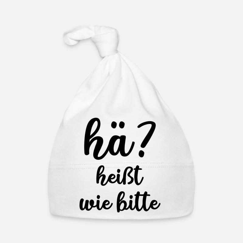 hä? wie bitte Baby Bio-Mütze
