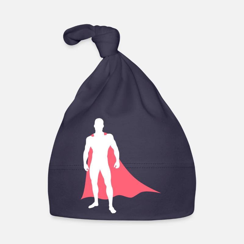 Superheld mit Umhang Baby Bio-Mütze