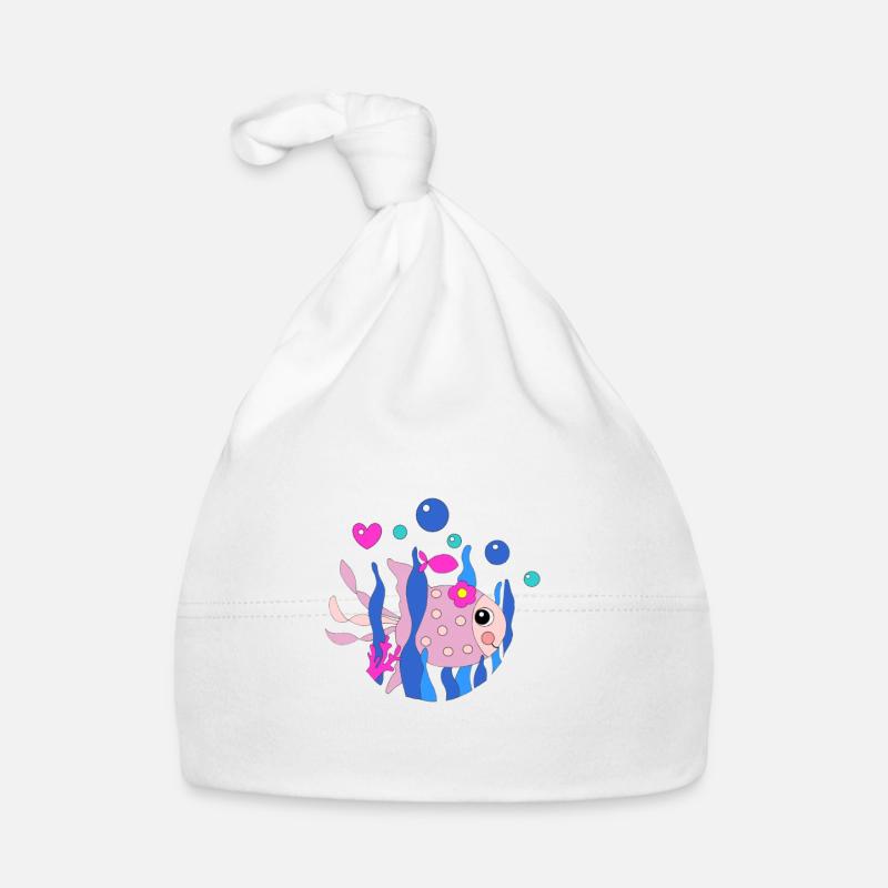 POISSON PAPILLON Bonnet bio Bébé