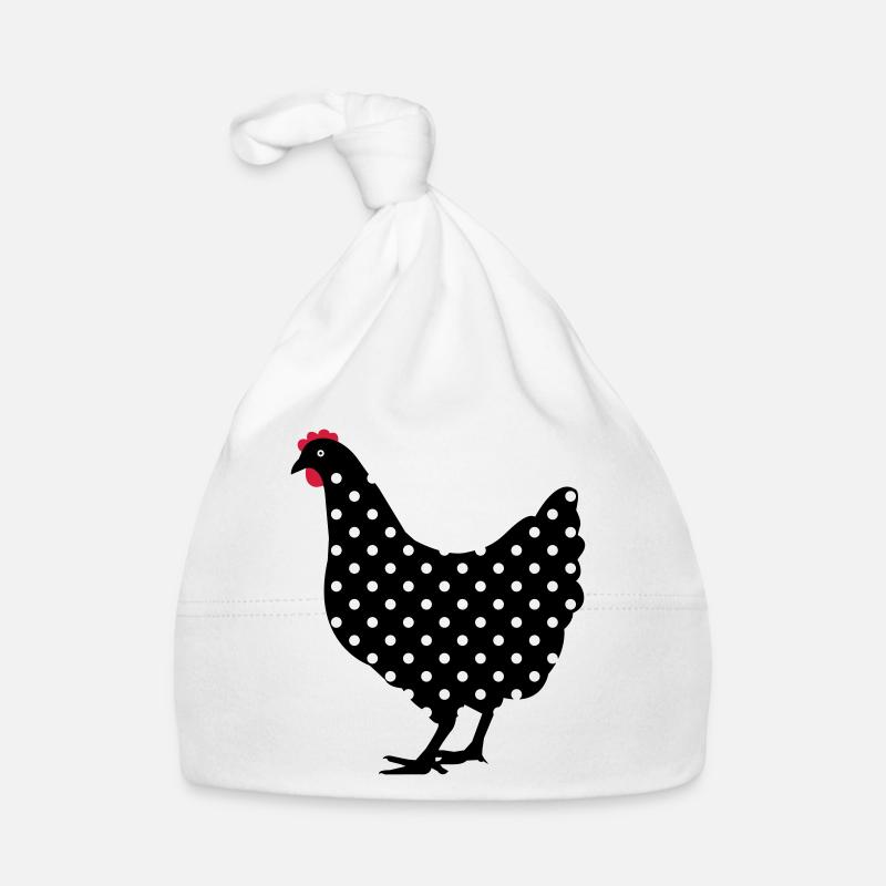 Poulet poule repéré Bonnet bio Bébé
