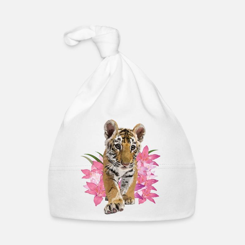 bengalischer Tiger Baby Bio-Mütze