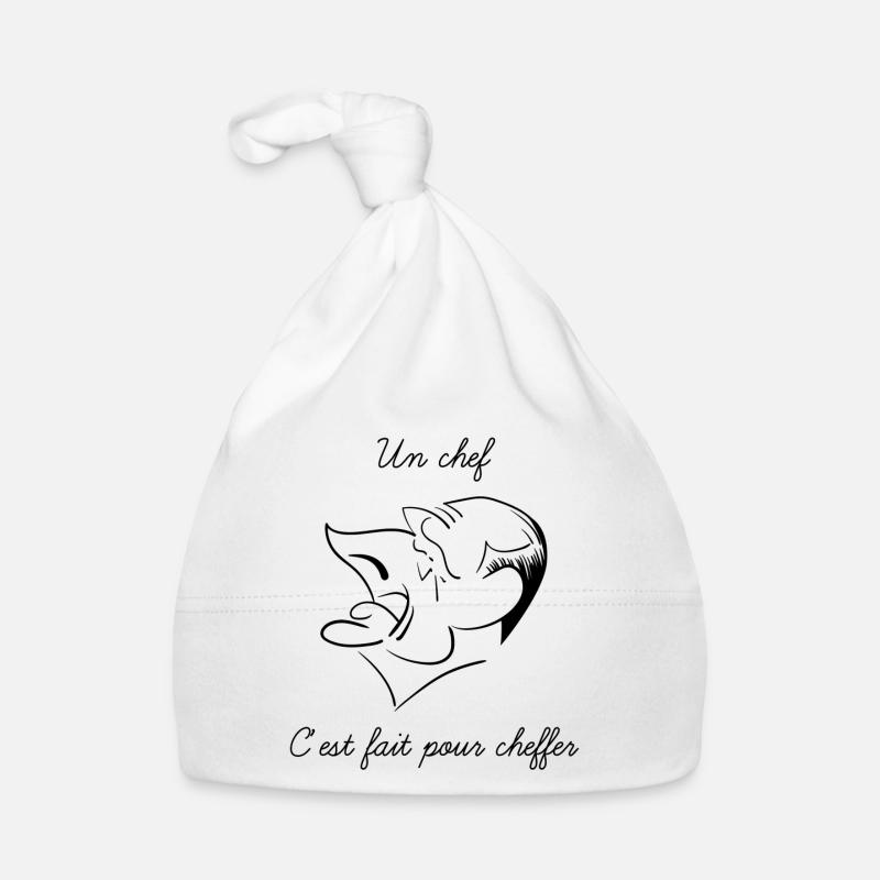 Cheffer - Bonnet bio Bébé - blanc