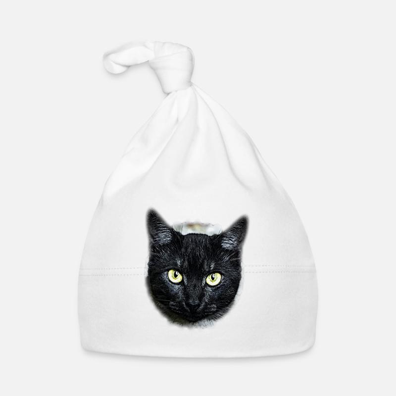black cat black cat Organic Baby Cap