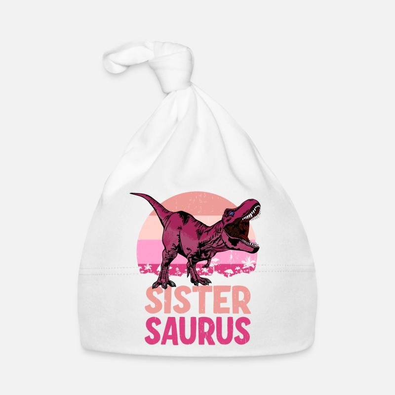 Schwester Saurus Sistersaurus Dinosaur Family Baby Bio-Mütze