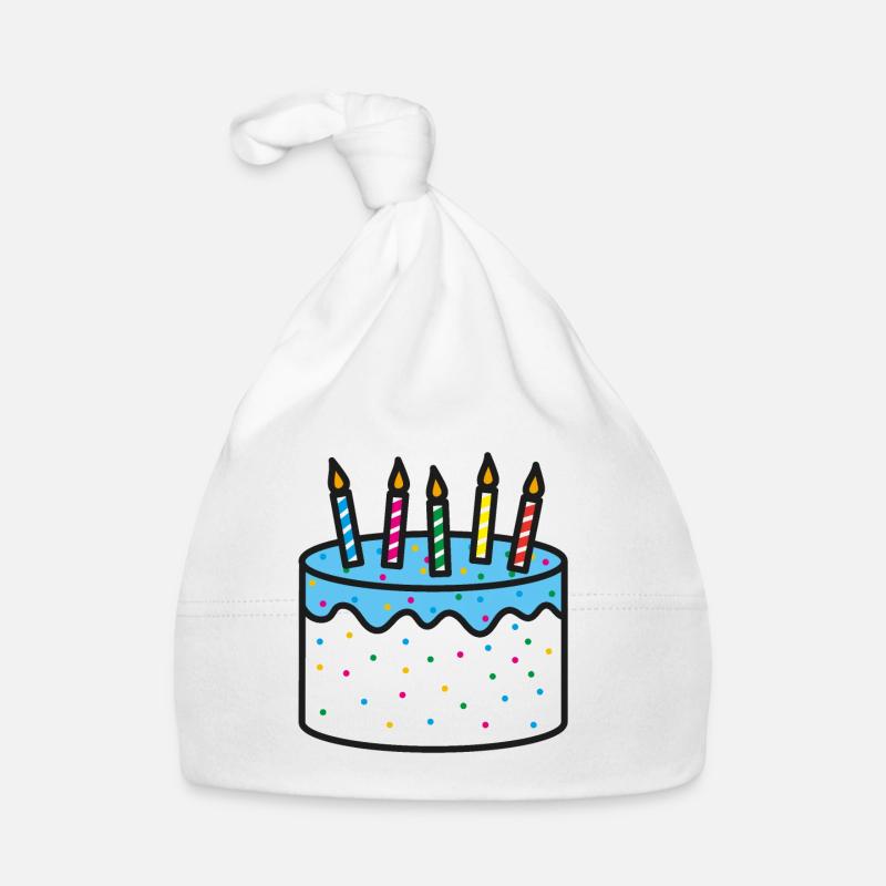 Geburtstagskuchen Geburtstagsgeschenk Baby Bio-Mütze