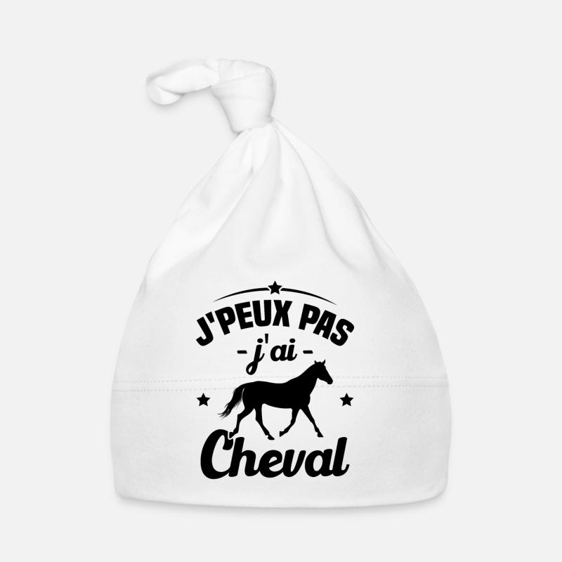 J'peux pas j'ai cheval Bonnet bio Bébé