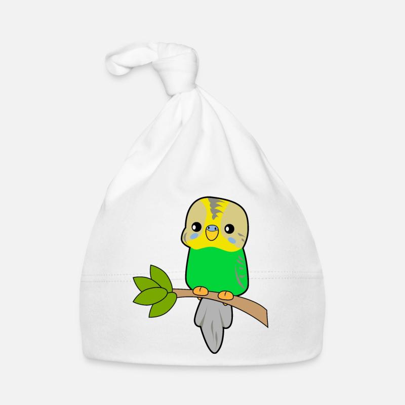 Budgerigar Parrot Organic Baby Cap