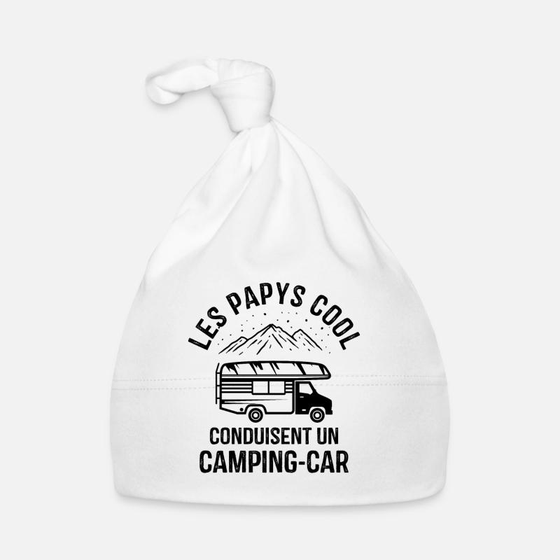 Les Papys Cool Conduisent Un Camping-car Bonnet bio Bébé