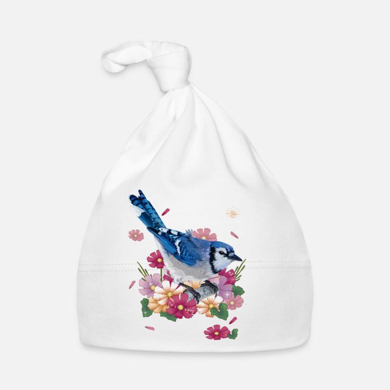 Blue Chara Organic Baby Cap