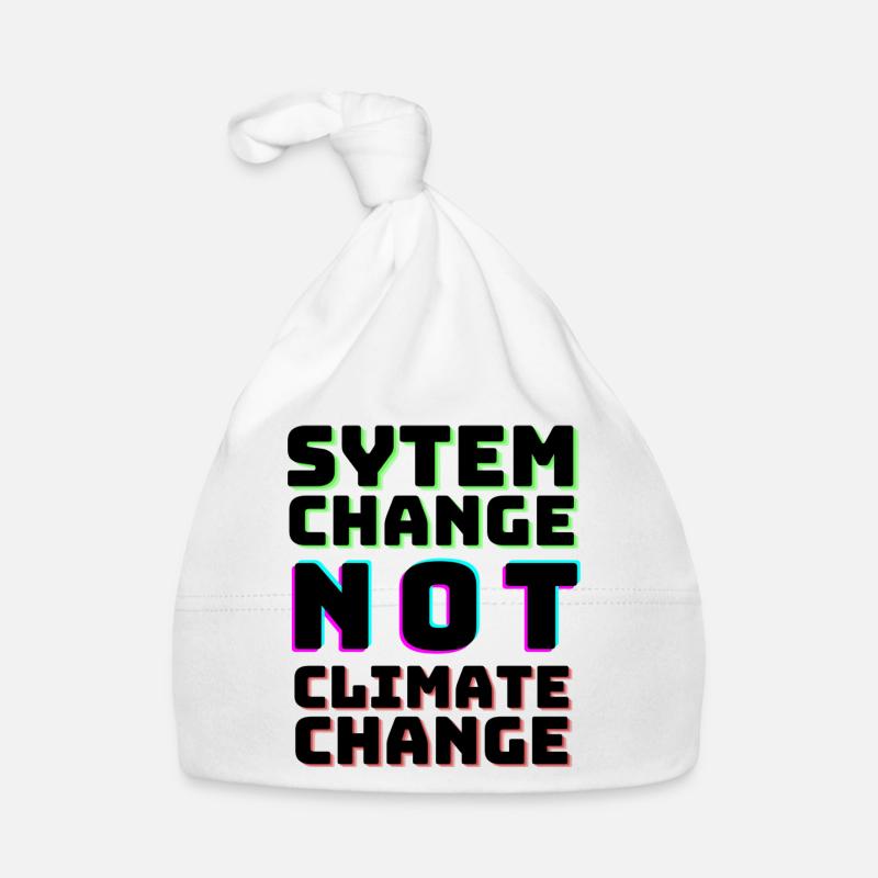 Le changement de système et non le changement climatique Bonnet bio Bébé