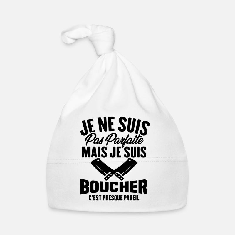Je Ne Suis Pas Parfaite Mais Je Suis Boucher Bonnet bio Bébé