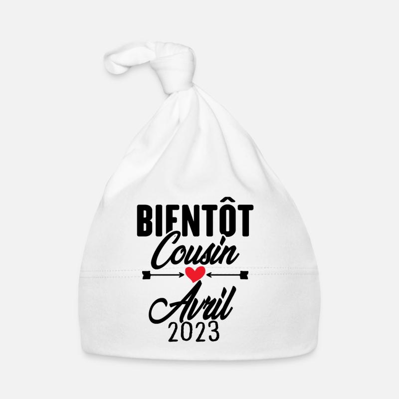 Bientôt Cousin Avril 2023, Annonce Grossesse Bonnet bio Bébé