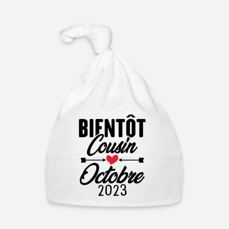 Bientôt Cousin Octobre 2023, Annonce Grossesse Bonnet bio Bébé