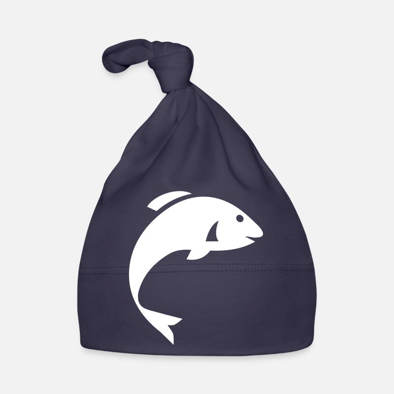 Symbole du poisson Bonnet bio Bébé