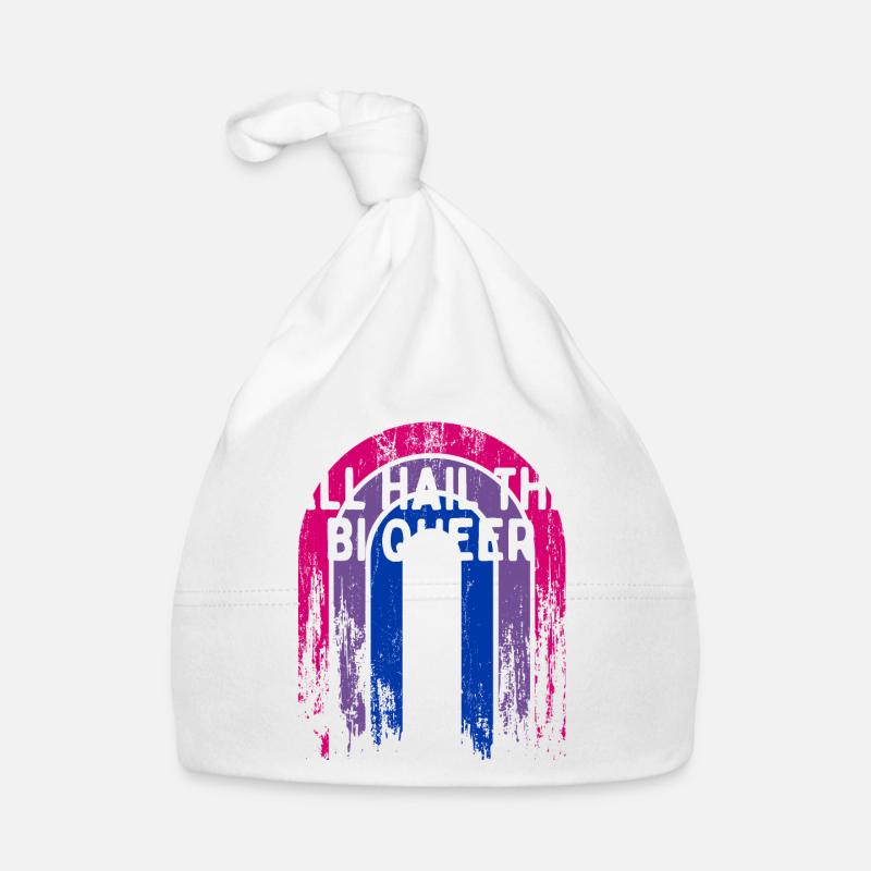 All Hail the Bi Queer Bisexual LGBTQ Bi Pride Baby Bio-Mütze