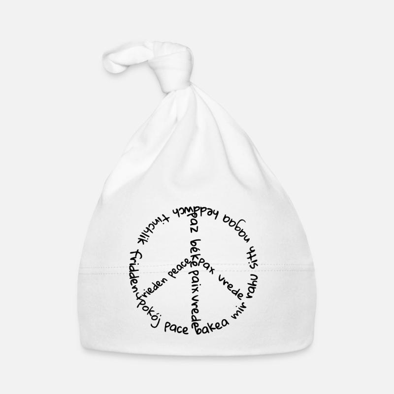 frieden Baby Bio-Mütze