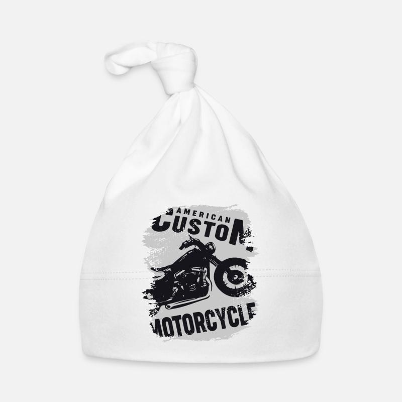 American Custom Motorcycle And Racing - Bonnet bio Bébé - blanc