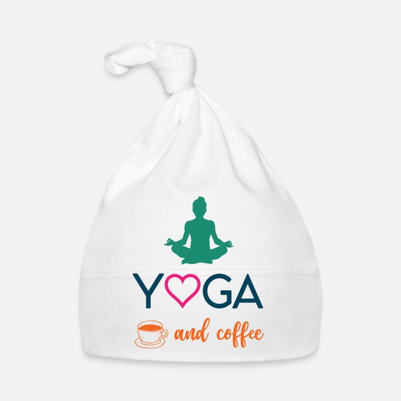 Yoga and Coffee Organic Baby Cap