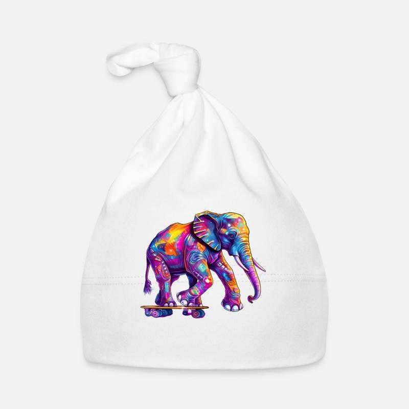 Éléphantastic métallique Bonnet bio Bébé