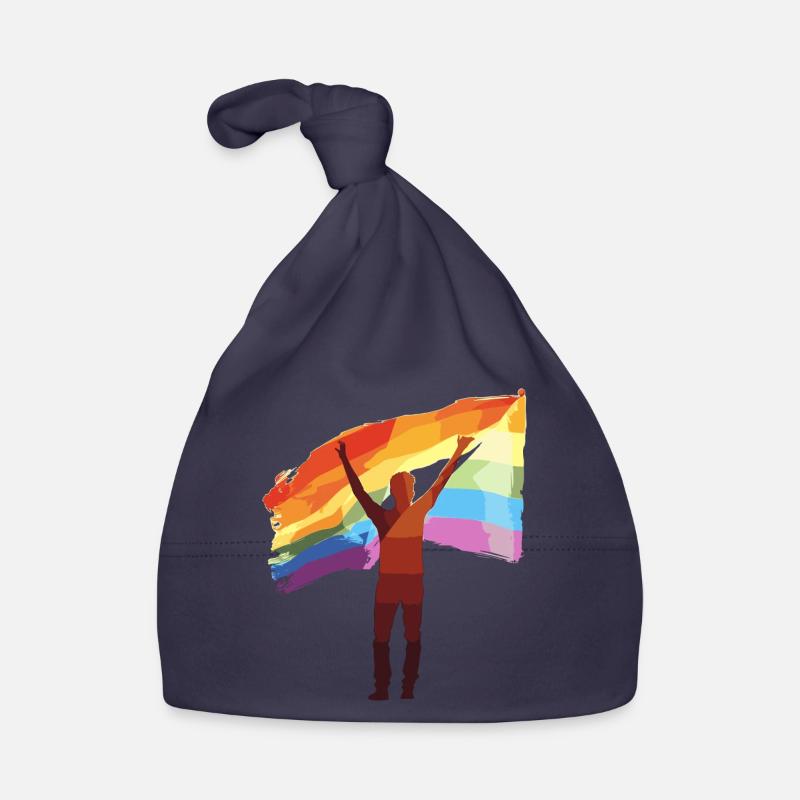 Rainbow : Couleurs de l’amour Bonnet bio Bébé