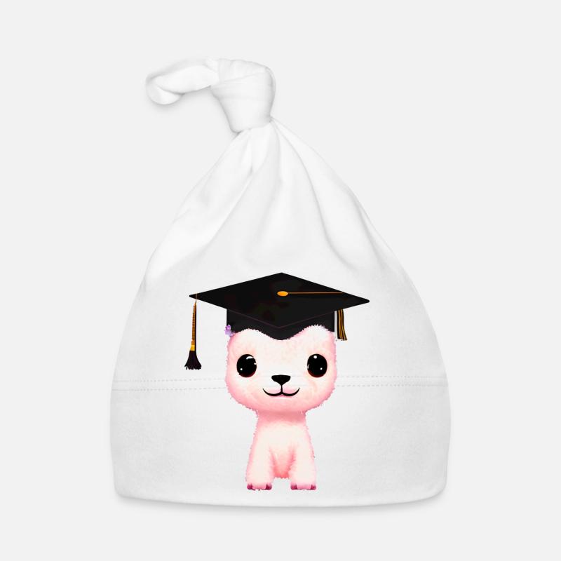 Bachelor School Leaving Certificate Alpaca Studies Graduate Organic Baby Cap