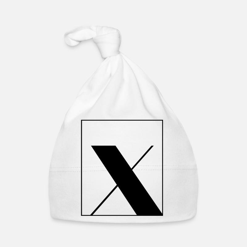 Buchstaben-Alphabet x Baby Bio-Mütze