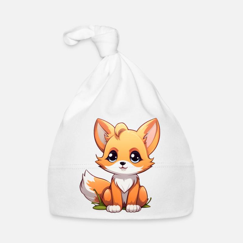 Fox Kawaii Organic Baby Cap