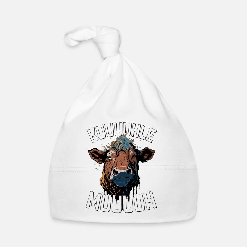 kuuuuhle Muuuuh Baby Bio-Mütze