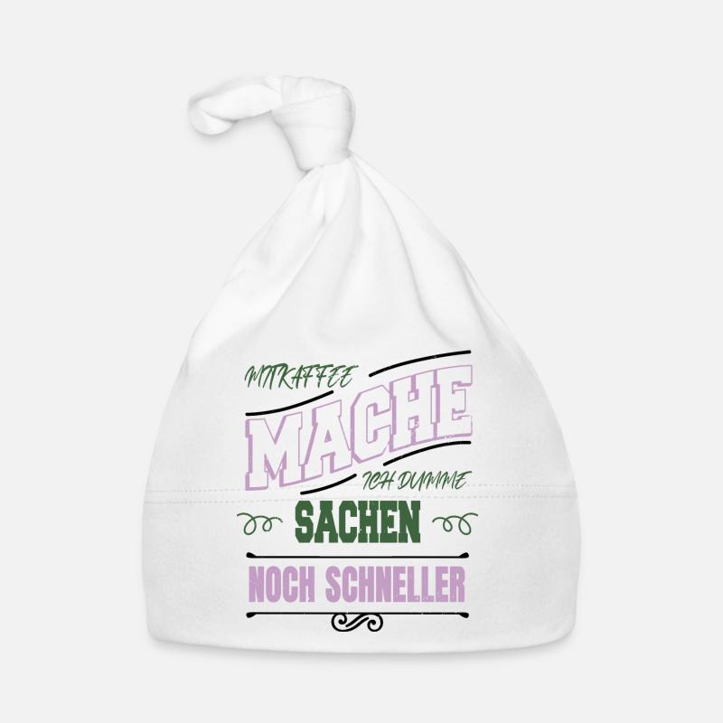 morgen kaffeesatz geburtstagsgeschenkidee Baby Bio-Mütze