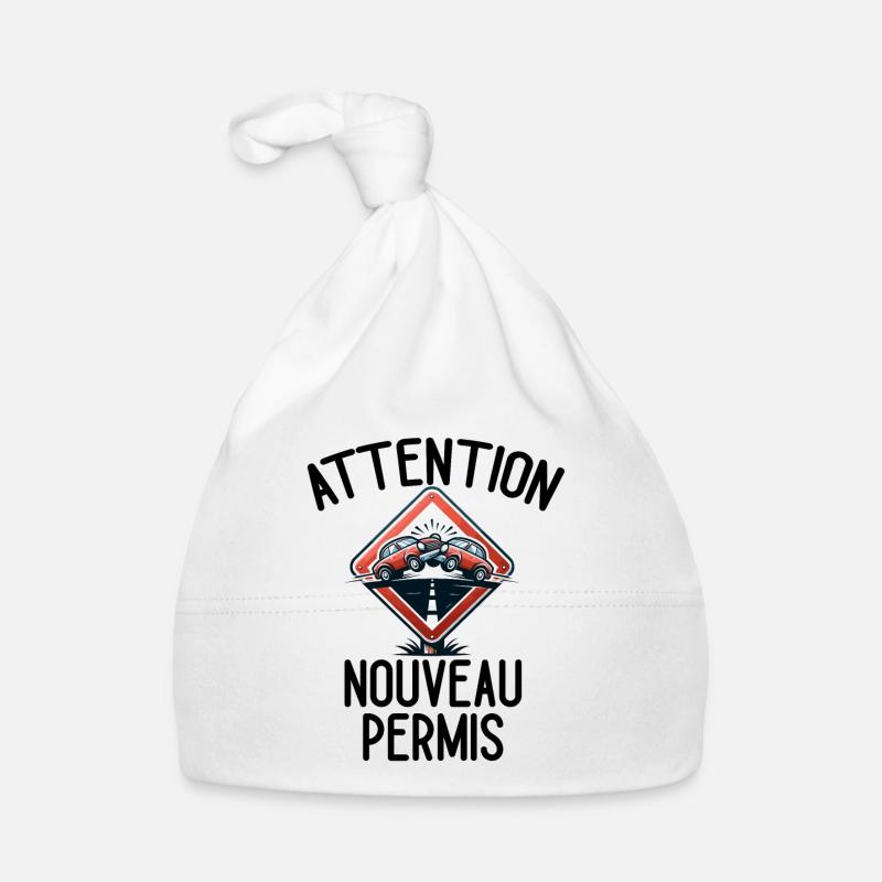 Driver's License Gift Idea Humor Driving School Organic Baby Cap